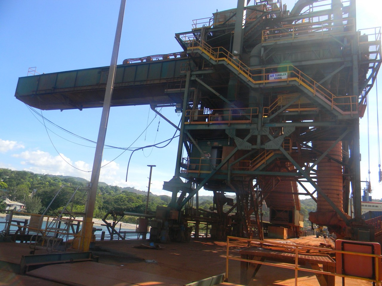 Atlantic Alumina Company (ATALCO) – Discovery Bauxite Partners — ship-loading gantry