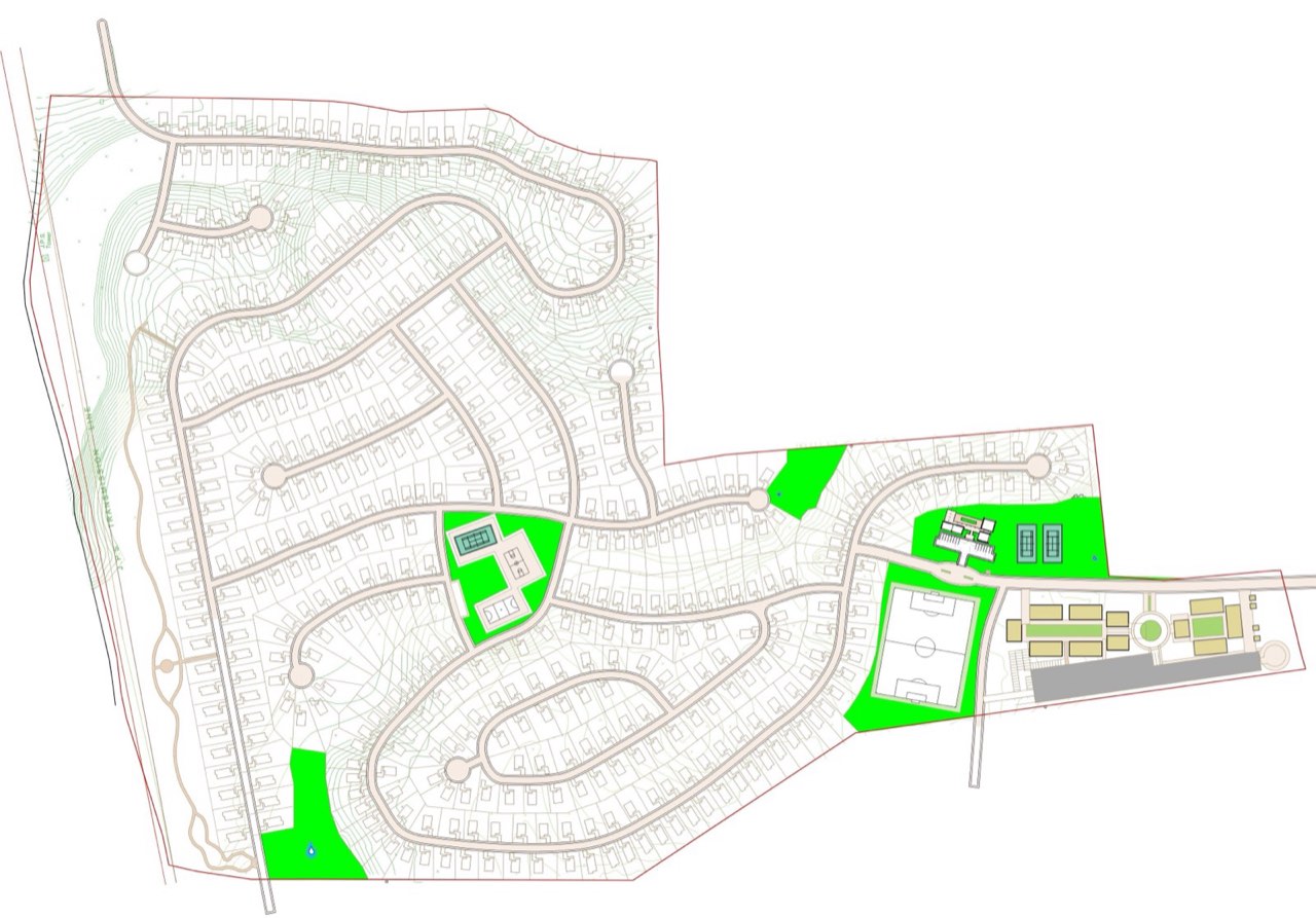 Dundee Housing Development – Phase 1 — master plan