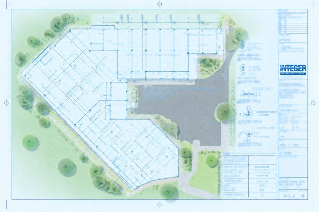 Ferry Pen Warehouse — site plan