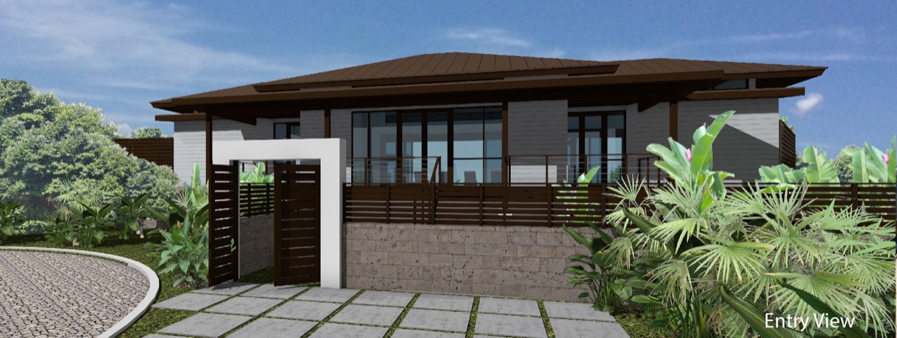 Ocean Ridge Villa, Great Guana Cay — render — entry