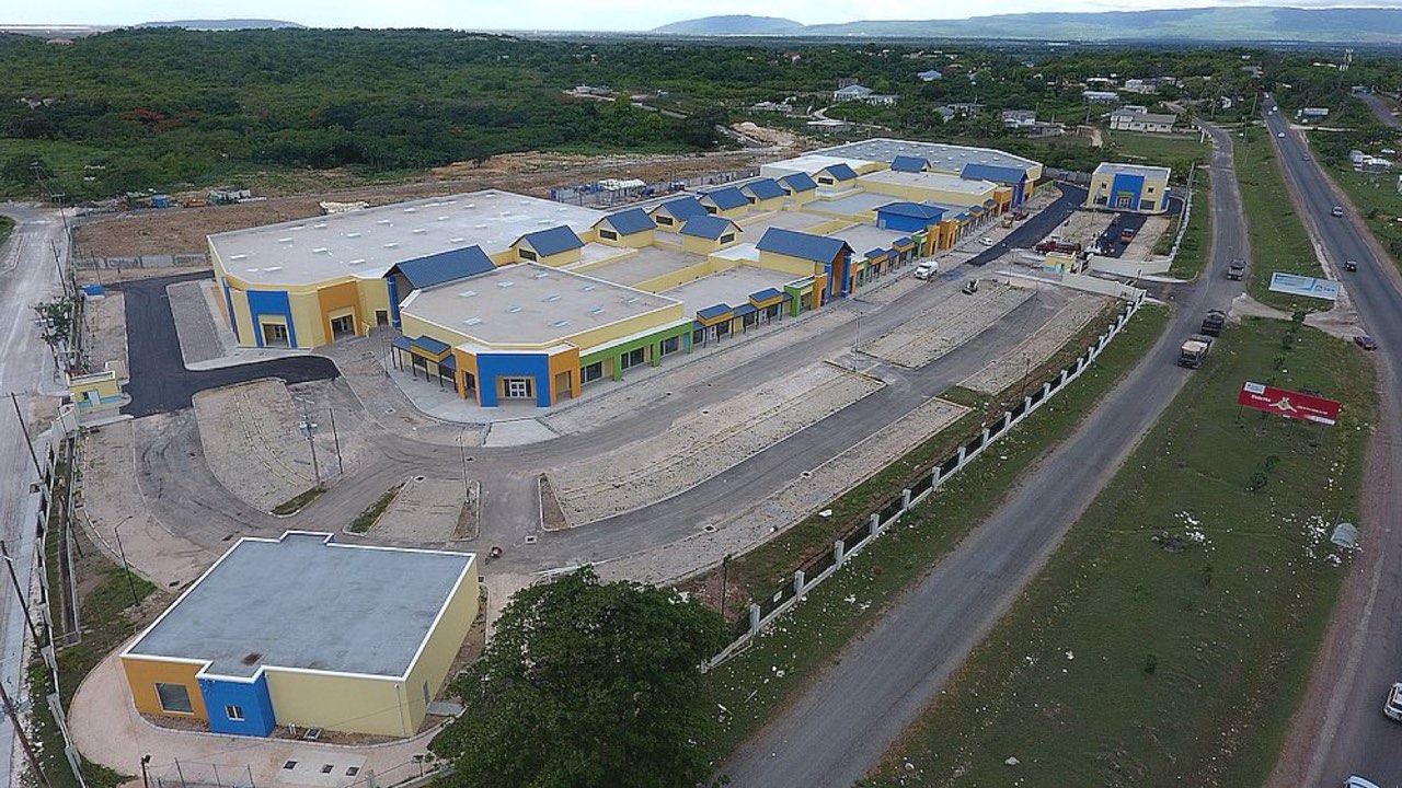 Sagicor Millennium Mall — aerial view
