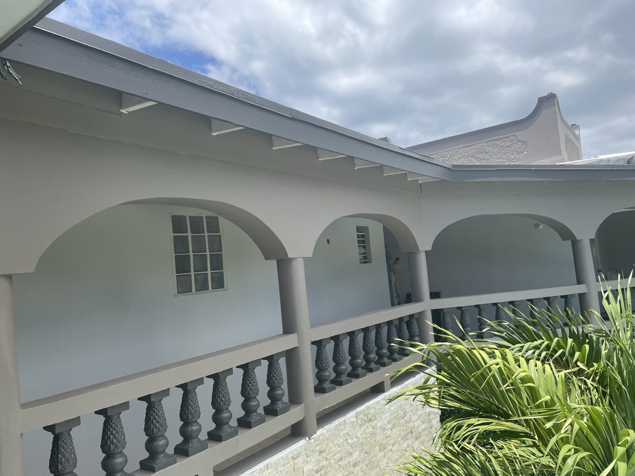 Travellers Beach Resort — arched verandah