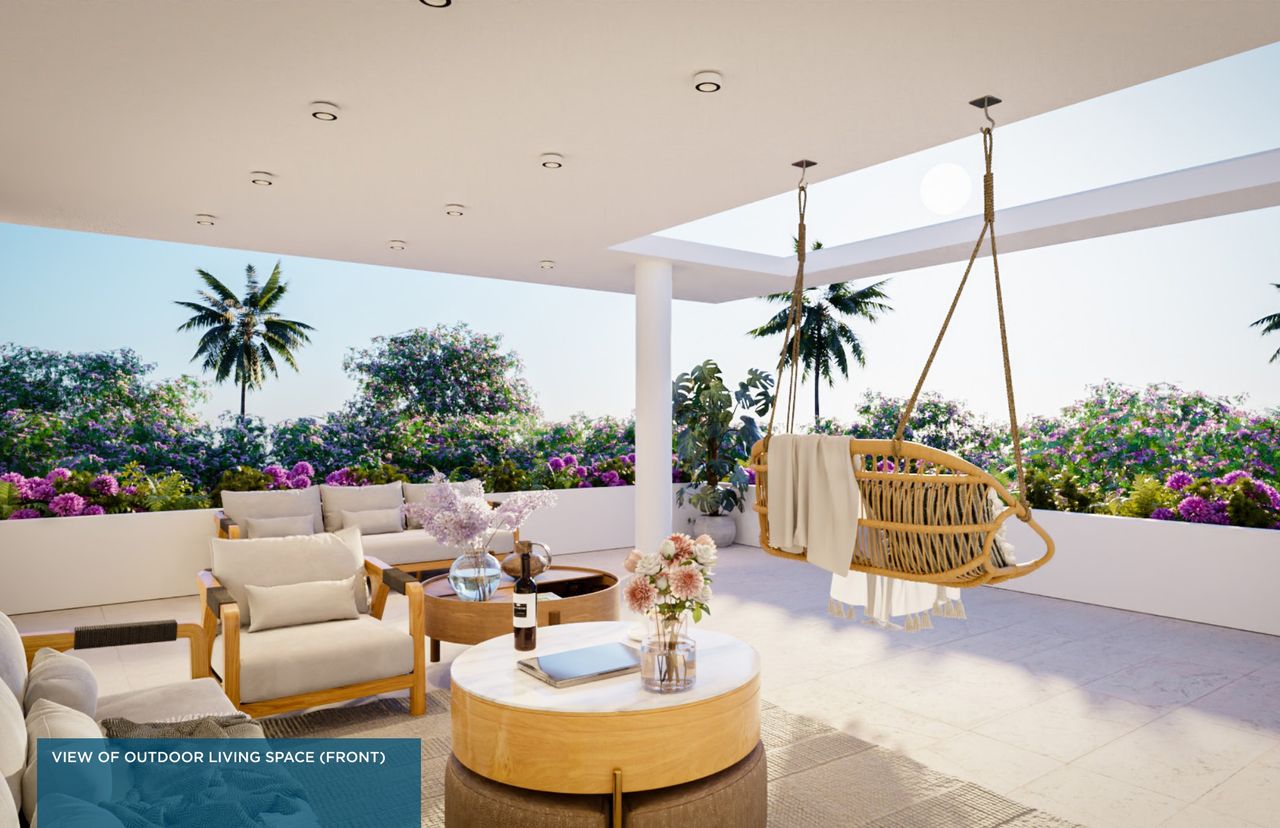 Ursa Minor Residential Development — render — outdoor living space